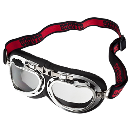 goggles for motorcycle helmets LJDJ Vintage 2 Pack, PU Leather Anti-Fog ATV Off-Road piece cylindrical infinity lens that offers an ultra Motorcycle Safety Tips - Visor